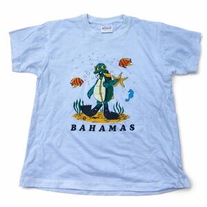 Vintage 2000’s Graphic Turtle Baby Tee from the Bahamas